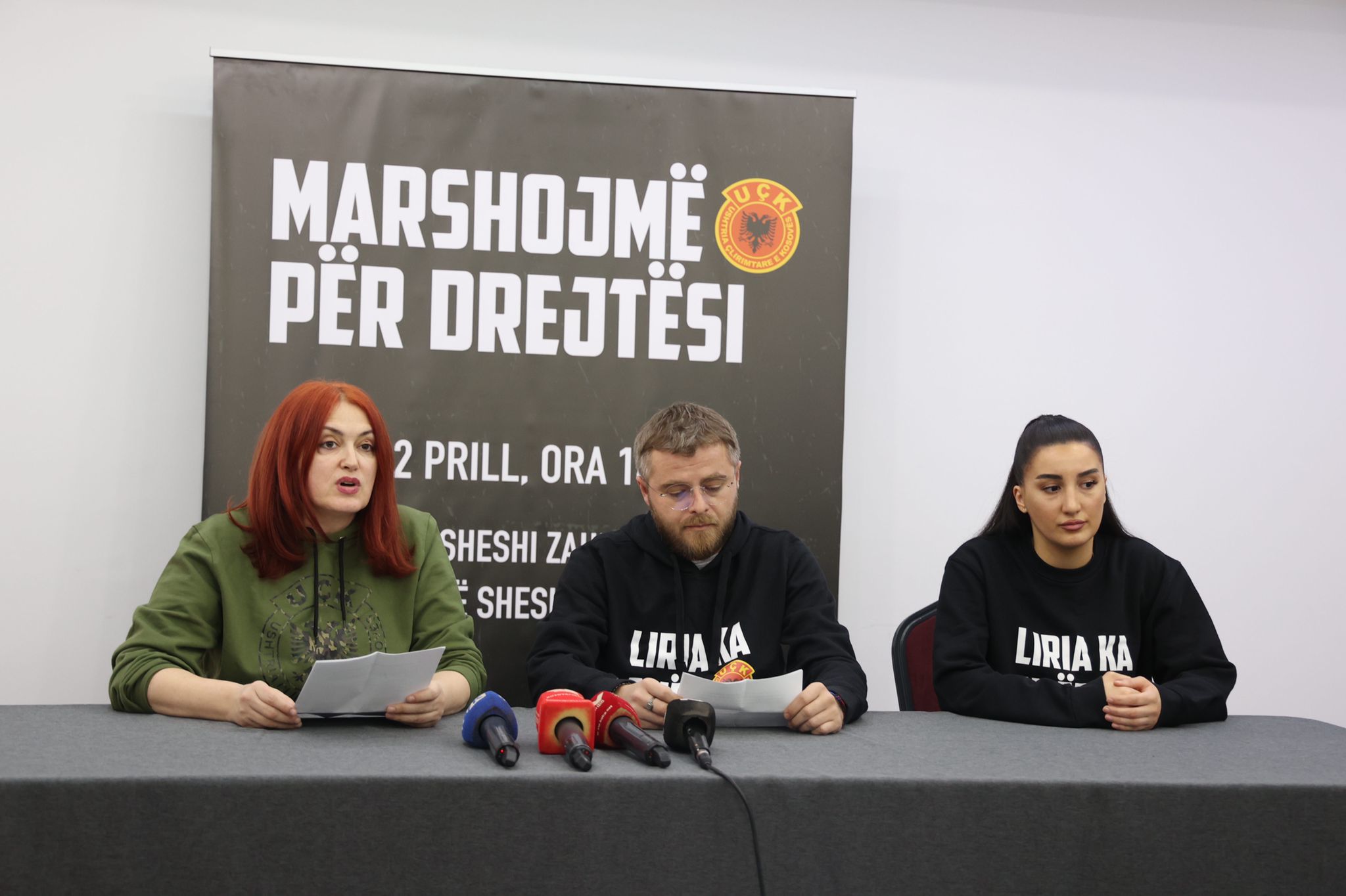 “Liria ka emër” organizon marsh për drejtësi në mbështetje të ish-krerëve të UÇK-së (Video)