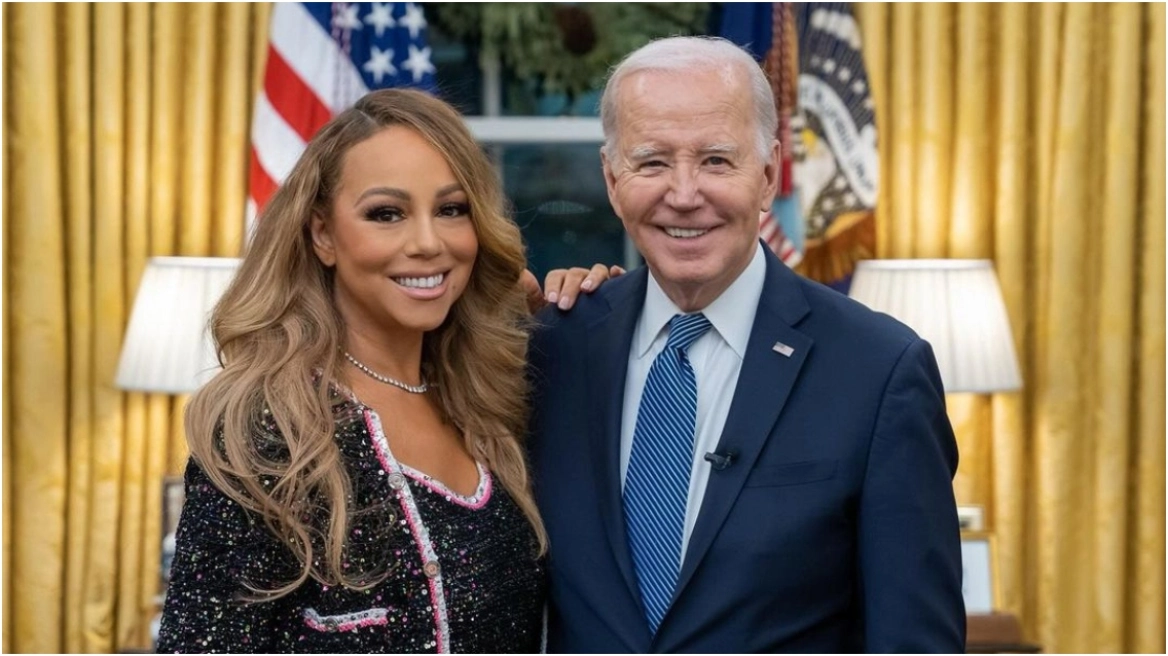 Mariah Carey takohet me Joe Biden në Shtëpinë e Bardhë