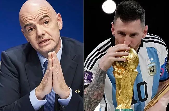 Infantino dëshiron që Messi të jetë edhe në Kupën e Botës 2034