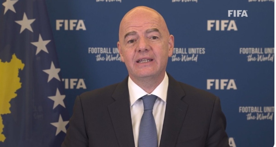 Infantino: Futbolli në Kosovë ka bërë përparim të madh