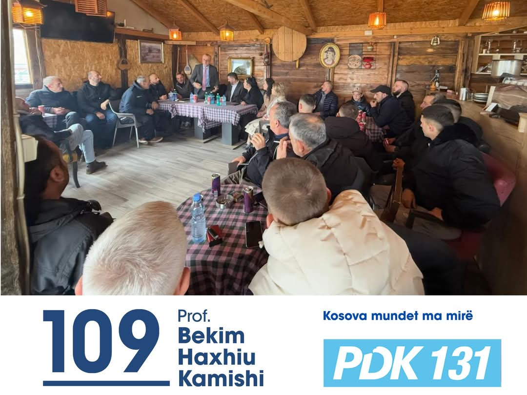 Haxhiu i PDK-së në Gollak: Qytetarët po i bashkohen vizionit të PDK-së dhe Bedri Hamzës