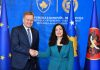 Emisari për dialog Peter Sørensen viziton Kosovën, pritet nga presidentja Osmani