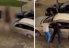 Ngjarje e rëndë në Shkodër – Shoferi përplas me makinë katër persona, pamje