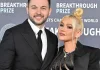 Christina Aguilera shkëmben momente të rralla romantike në publik me të fejuarin e saj Matthew Rutler