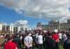 Shqiptarët protestojnë edhe në Berlin kundër dënimit të ish-krerëve të UÇK-së