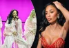 Nicole Scherzinger sjell elegancën sensuale me të kuqe në turneun e Pussycat Dolls